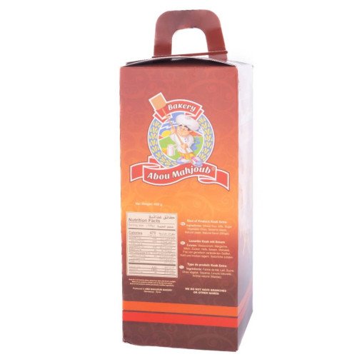 *Bakery Abou Mahjoub Breadsticks Kaak Extra 450 g x 12 ct