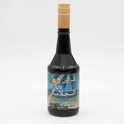 *Crown Jallab Syrup Glass 600 ml x 12 ct