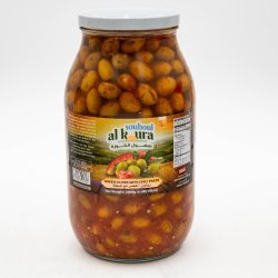 *Souhoul Al koura Green Olives with Chili Paste (3kg) 6.6lb x 4