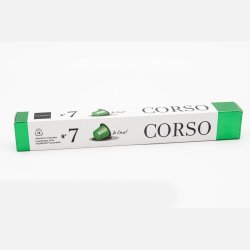 *Corso Nespresso Compatible Coffee Capsules Green 5.5 g x 20 ct x 10 pcs